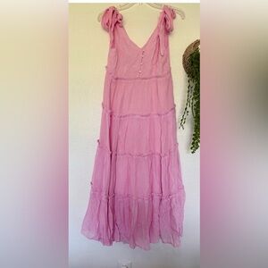 Listicle Pink Maxi Dress